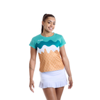 Aixo Sundae Womens T Shirt Vanilla Raspberry Chocolate