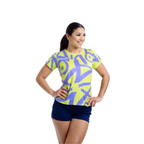 Aixo Tagged Womens T Shirt Lime