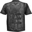 GOTH WRAP - Allover T-Shirt Black