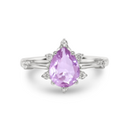 Bague Estelle lavande améthyste en argent sterling