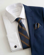 The "Regal Plaid" Tie & Cufflink Set