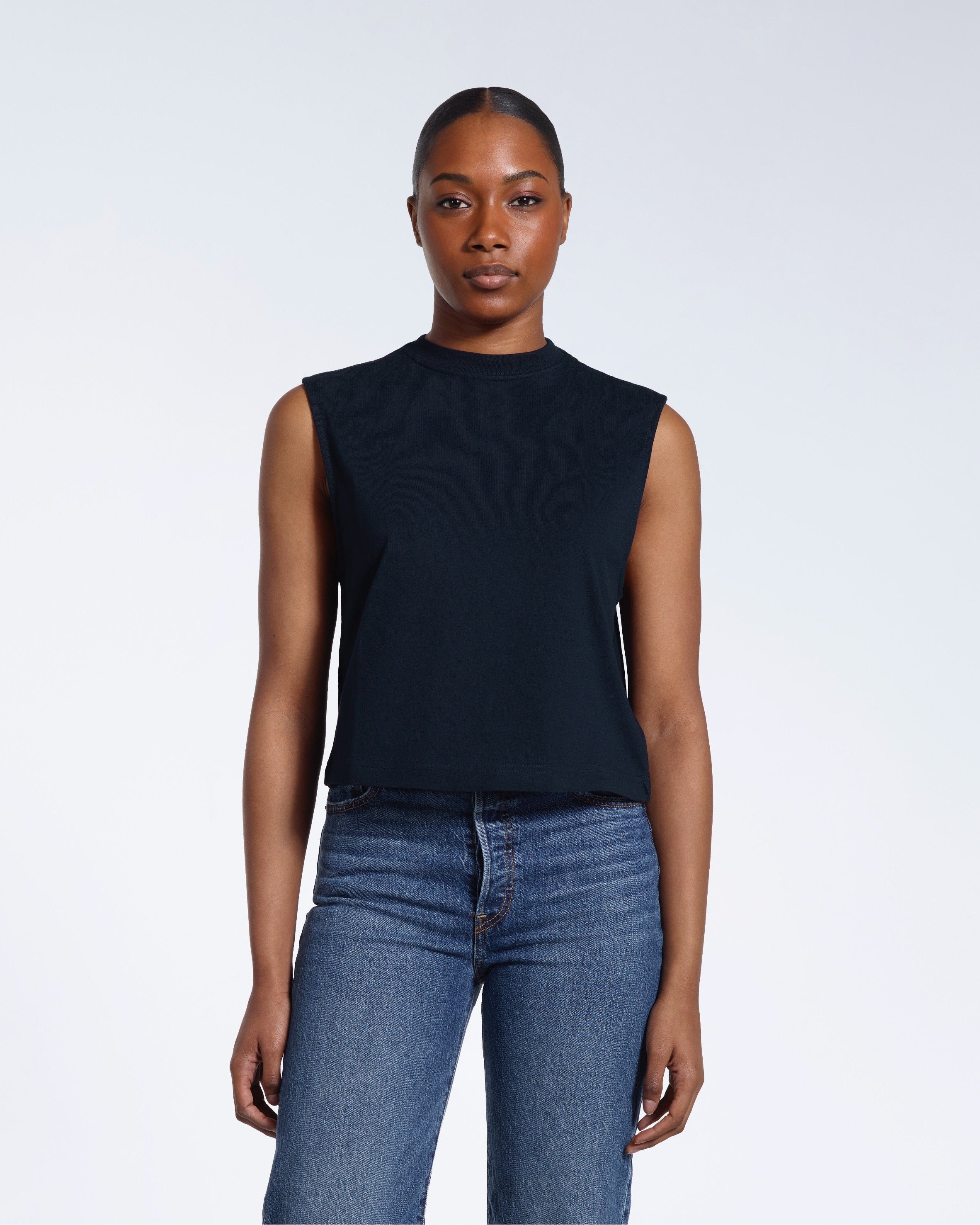 Crew Neck Tank Top