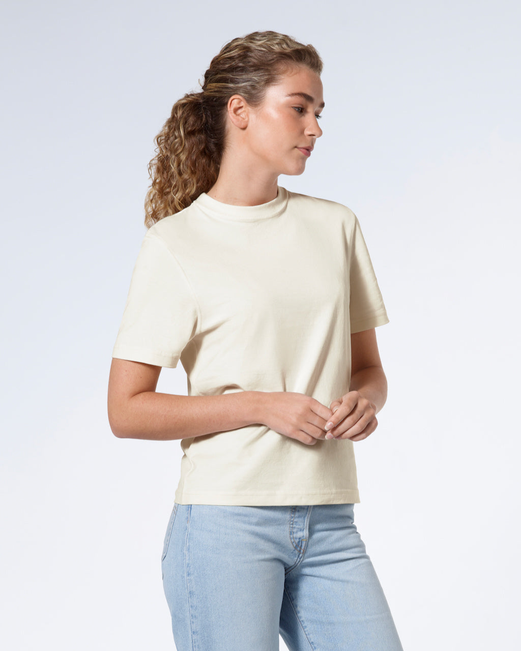 Camiseta de cuello redondo
