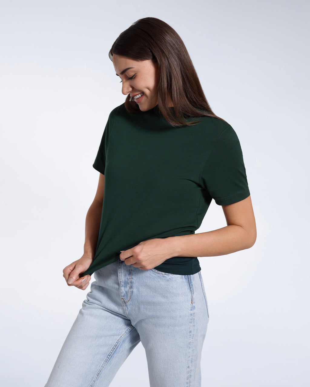 Camiseta de cuello redondo