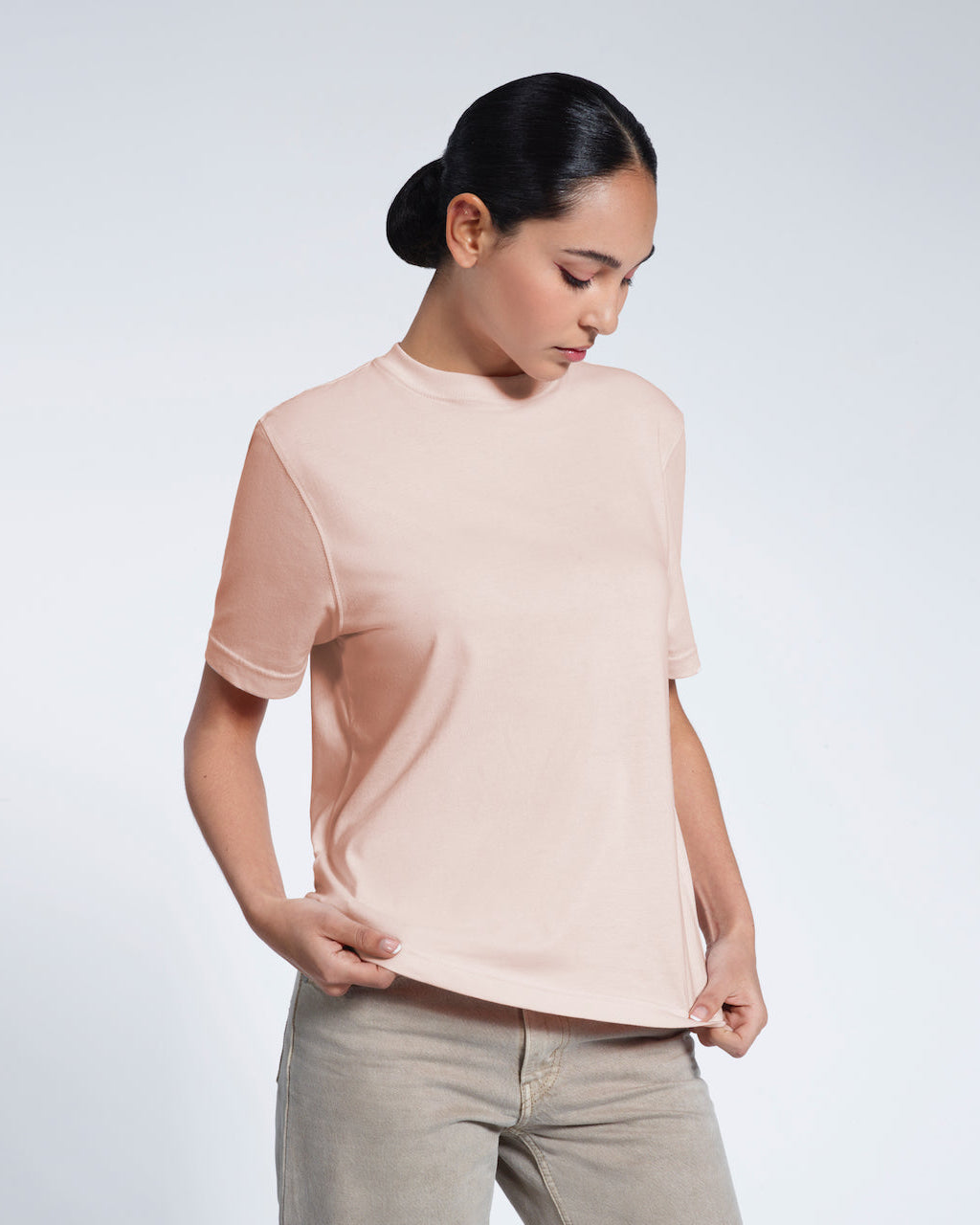 Camiseta de cuello redondo