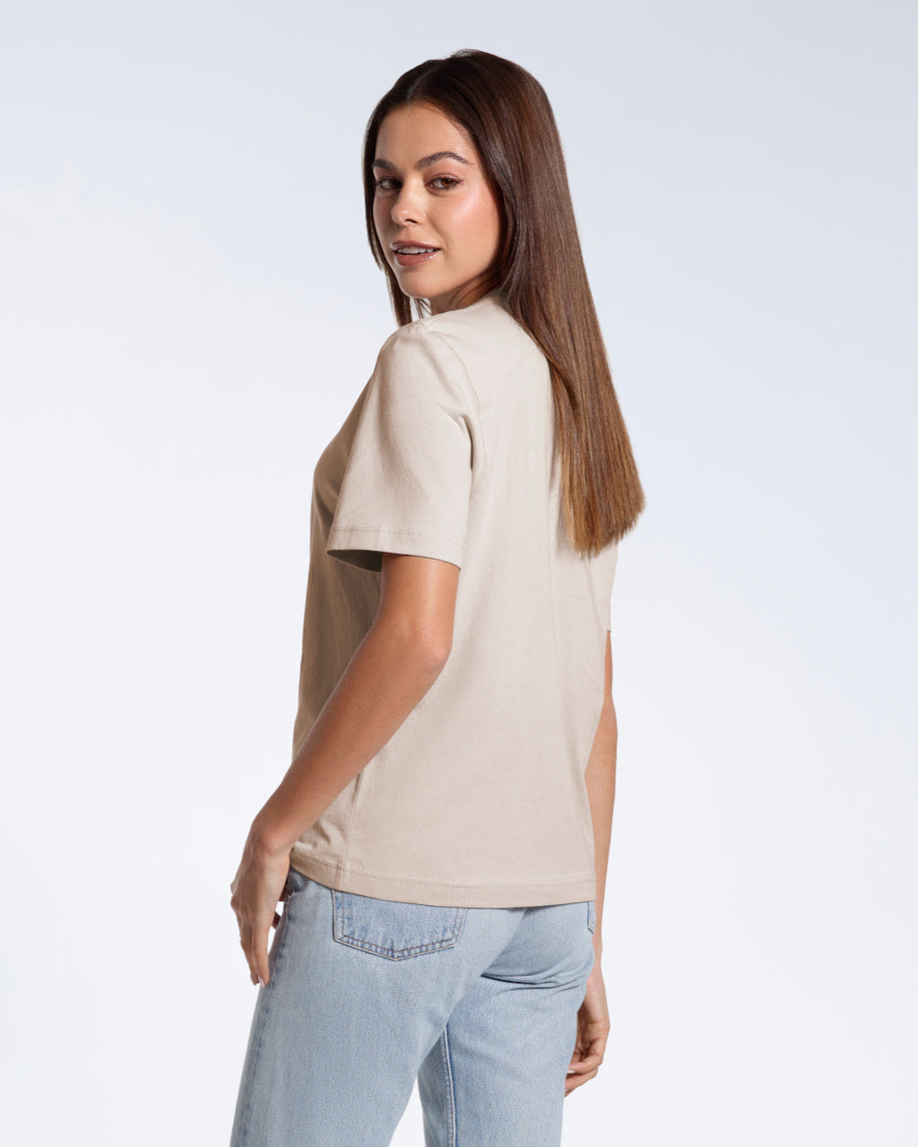Camiseta de cuello redondo