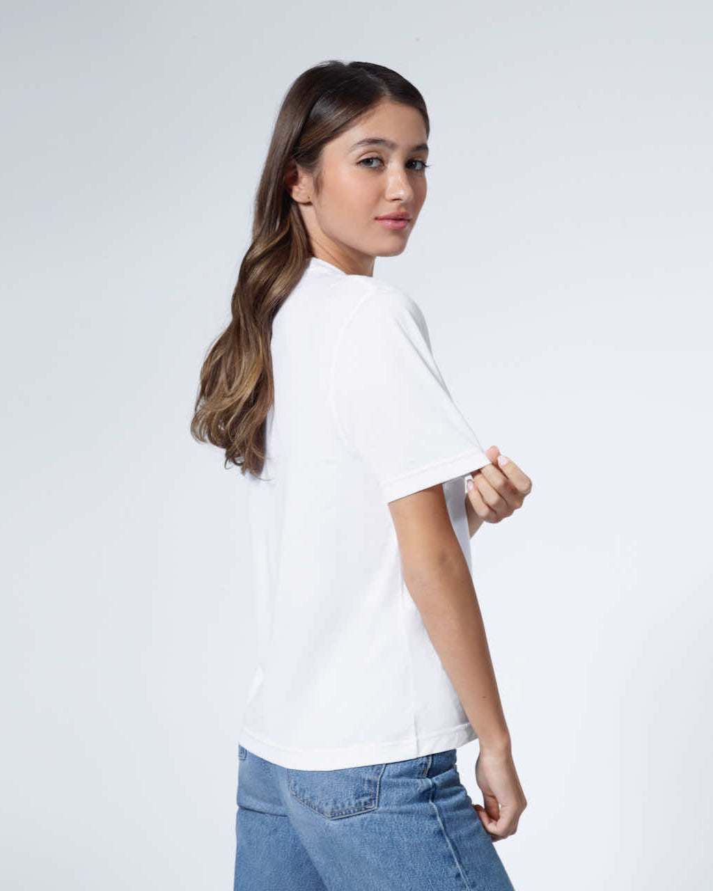 Camiseta de cuello redondo