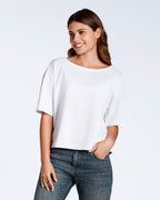 Wide Boat Neck T-Shirt