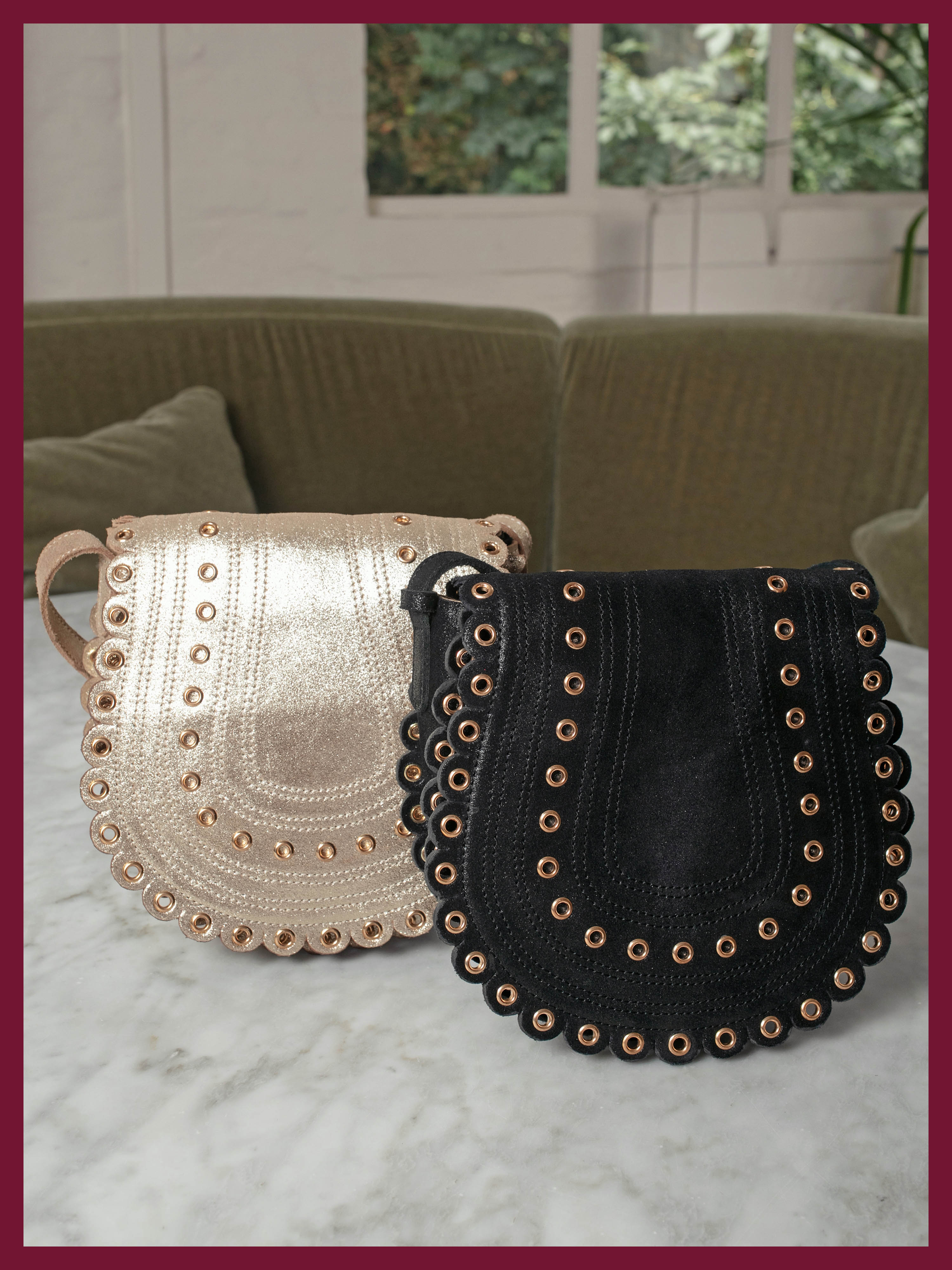 Montreal Satchel-Gold