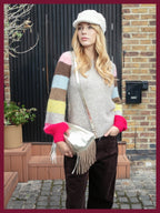 Kingston Tassle Cross Body Bag - Gold