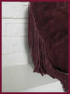 Vancouver Suede Tote - Plum