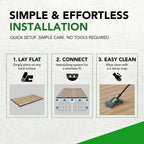 20mm Konnecta Wood Effect Gym Flooring Mats