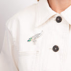 Laura Ashley Fashion Belvedere Peacock Brooch
