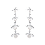 Laura Ashley Fashion Cottage Sprig Drop Earrings