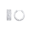Laura Ashley Fashion Paisley Lace Hoop Earrings