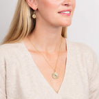 Laura Ashley Fashion Leaf Border Necklace