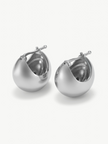 Sterling silver Hoop Earrings – Zadie | No More Nobody