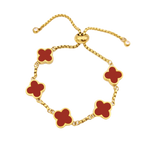 Clover Enamel Bracelet