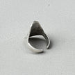 Abstract Face Silver Ring