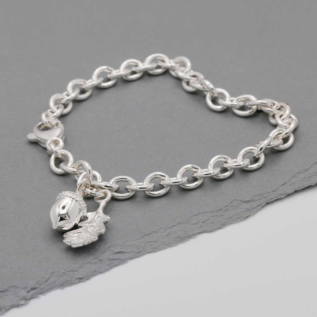 Tiny Beginnings Christening Silver Charm Bracelet