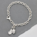 Tiny Beginnings Christening Silver Charm Bracelet