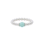 Bague en pierre gemme amazonite