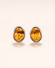 Amber ELEMENTS Stud Earrings