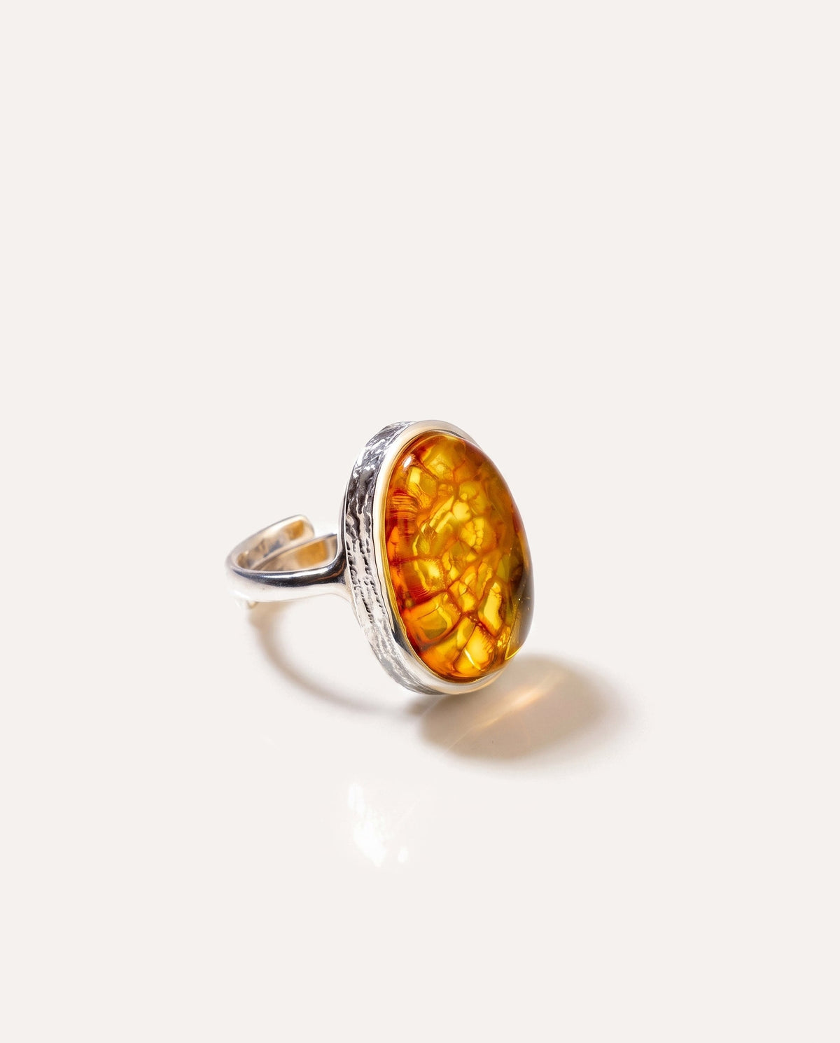 Amber Mirage Ring
