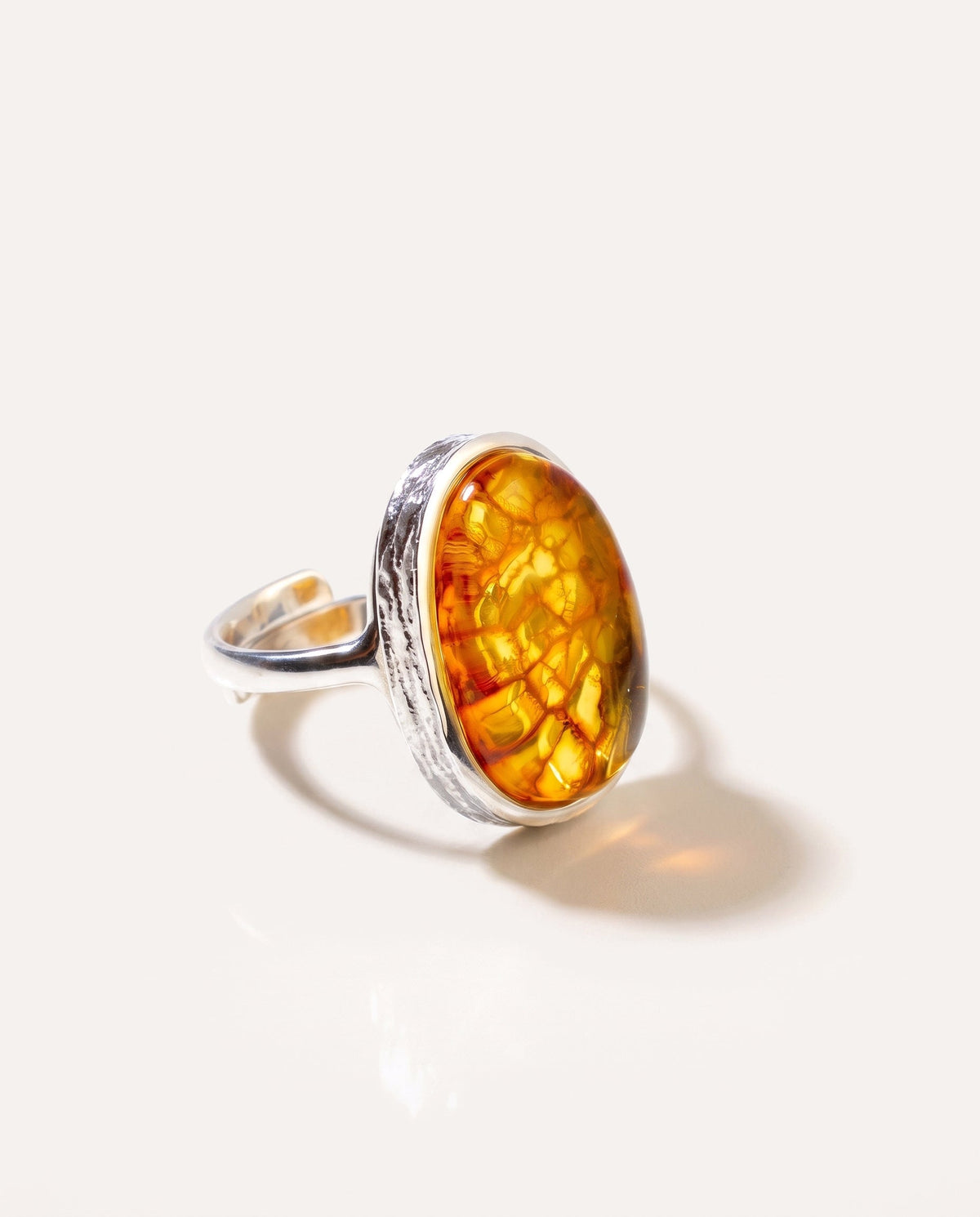 Amber Mirage Ring