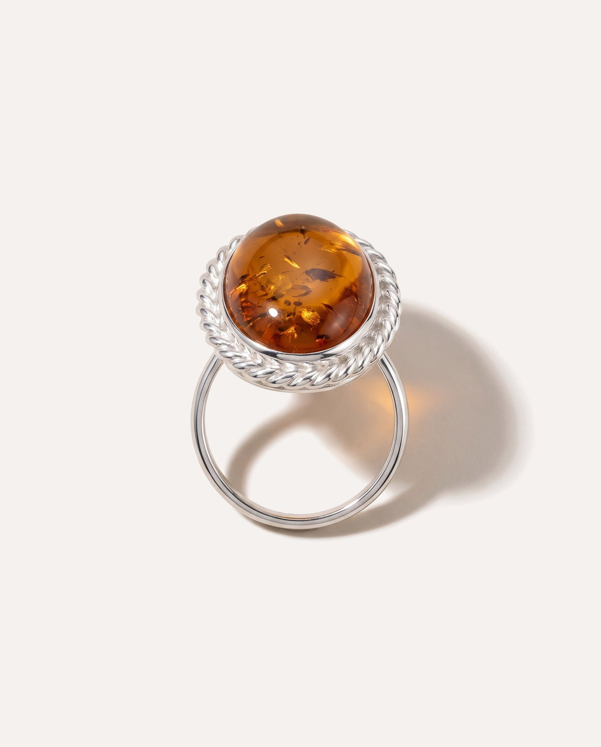 Bague spectaculaire Quintessence Ambre