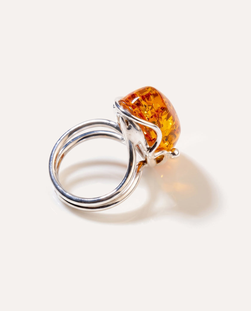 Bague Vague Ambrée