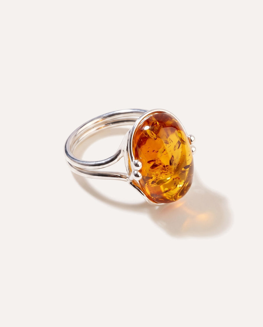 Bague Vague Ambrée