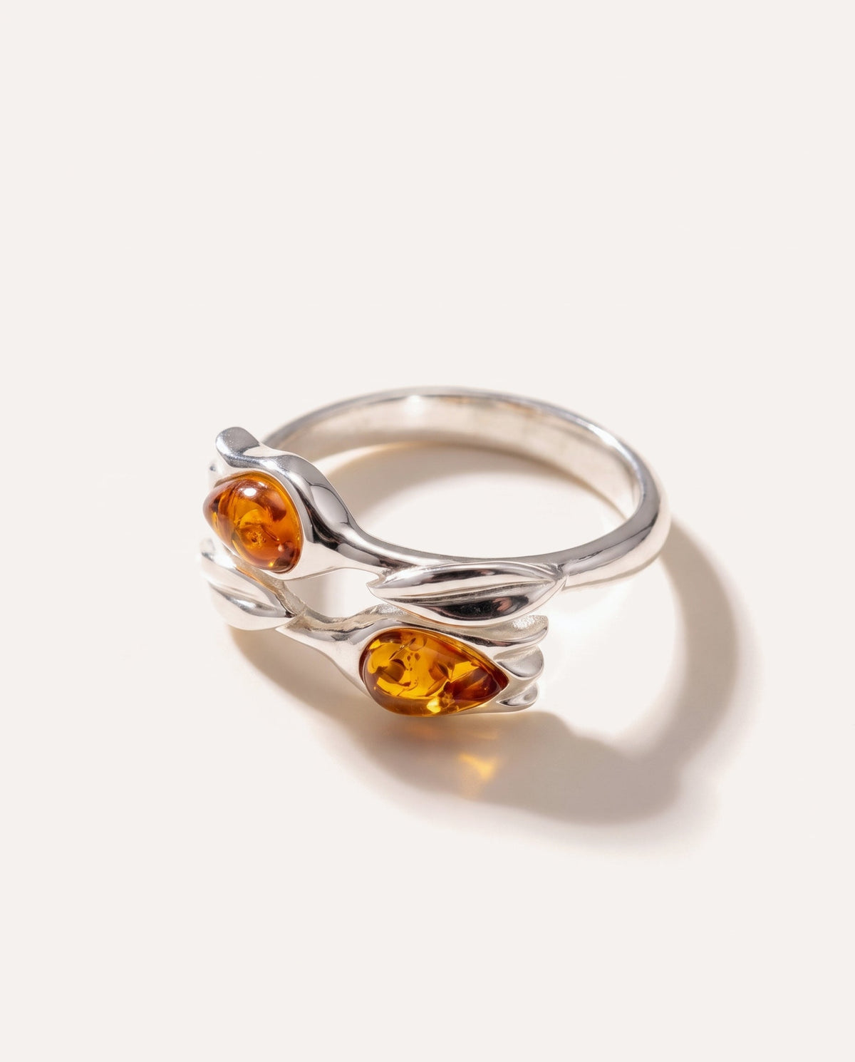 Bague Tulipe Ambre