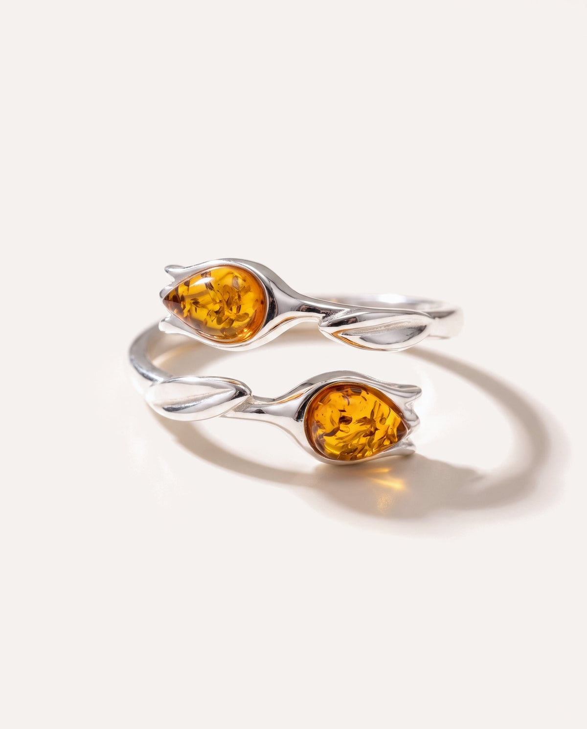Bague Tulipe Ambre