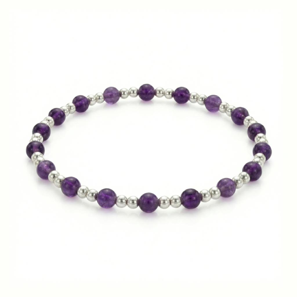 Amethyst Gemstone Bracelet