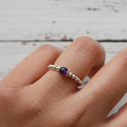 Amethyst Gemstone Ring
