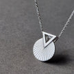 Art Deco Sterling Silver Chain Necklace