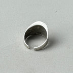 Organic Chunky Asymmetric Silver Ring