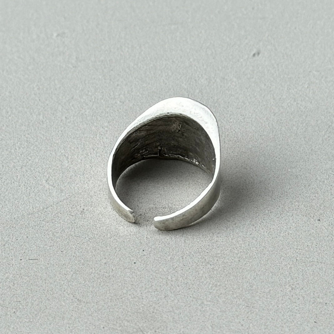 Organic Chunky Asymmetric Silver Ring