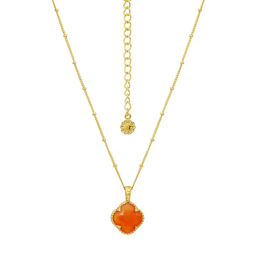 Tyche Gemstone Necklace Carnelian
