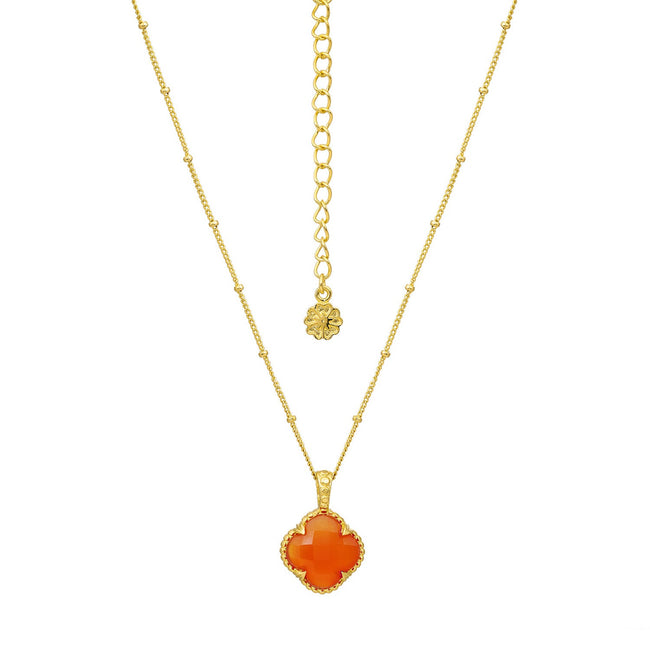 Tyche Gemstone Necklace Carnelian
