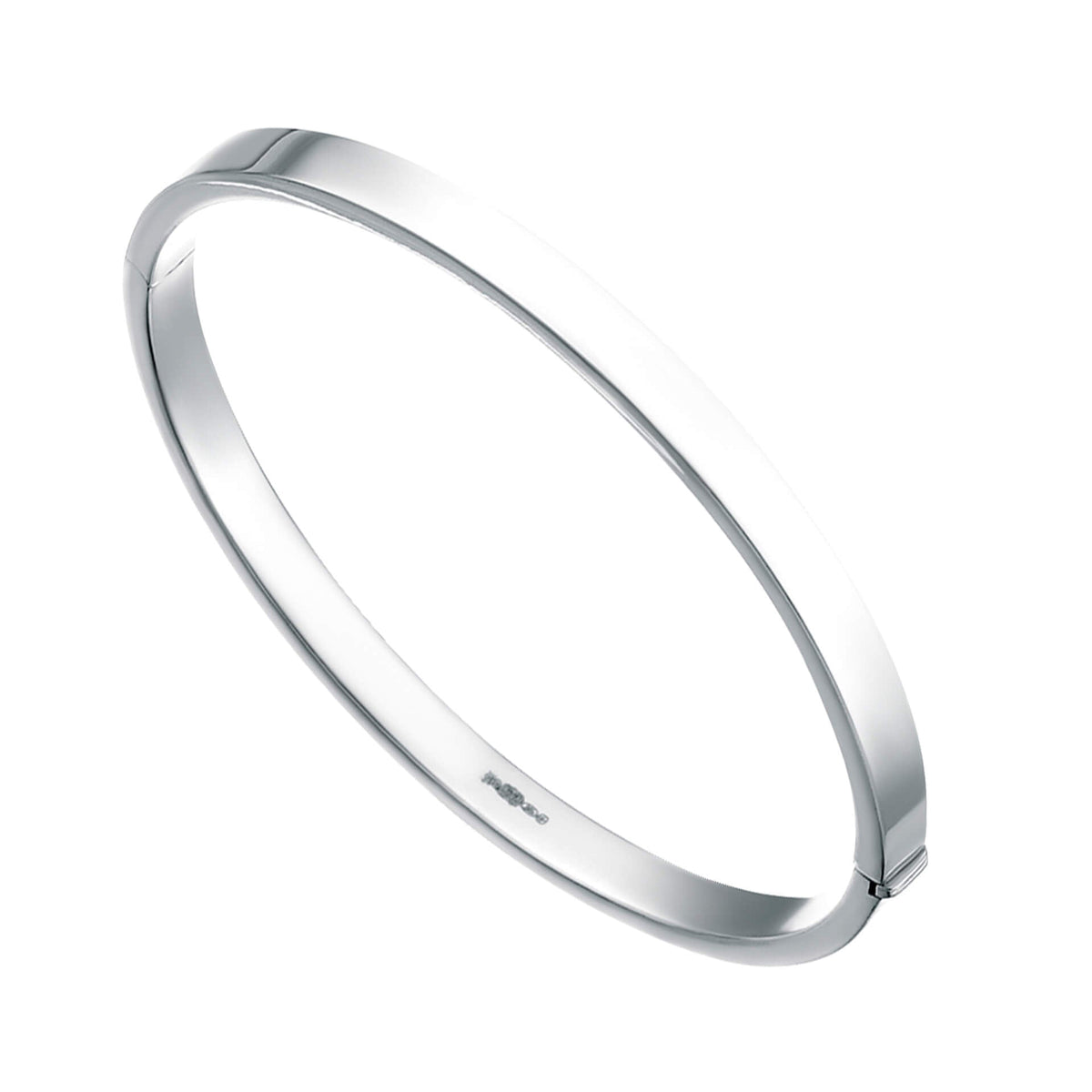 Beginnings Square Cut Hinged Bangle
