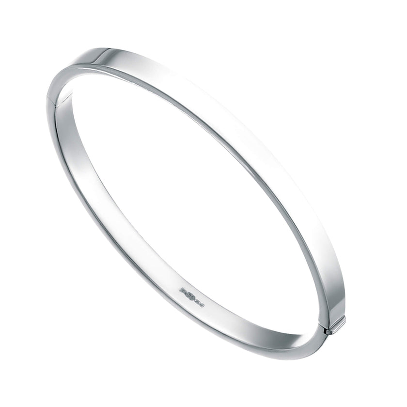 Beginnings Square Cut Hinged Bangle