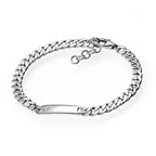 D For Diamond ID Bar Bracelet with Diamond-
