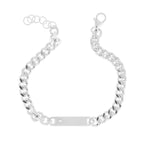 D For Diamond ID Bar Bracelet with Diamond-