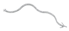 Beginnings Square Tennis Bracelet with Cubic Zirconia