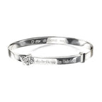 D For Diamond I Do Believe in Fairies' Expanding Bangle with Diamond
