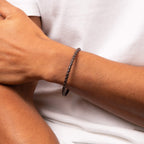 Fred Bennett Skinny Leather Bracelet With Magnetic Clasp