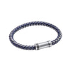 Fred Bennett Two Tone Woven Leather Bracelet