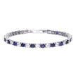 Diamonfire Two Tone Zirconia Tennis Bracelet